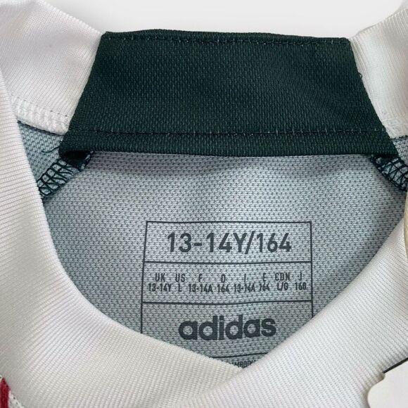 Adidas Manchester United Away Green/White Youth 23/24 Jersey IA7195 size L New - Picture 7 of 10